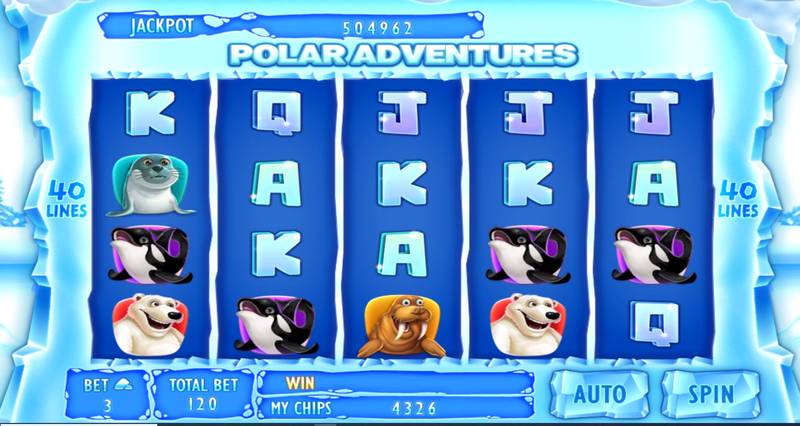 Polar Adventures slot game on XE88