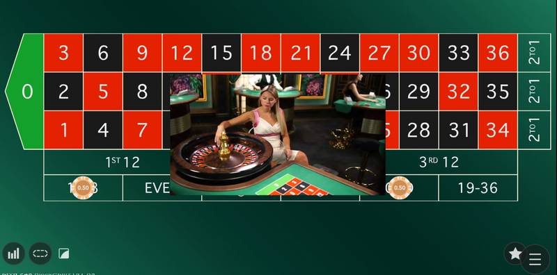 Roulette table on XE88