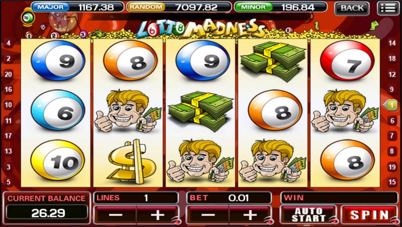 Lotto Madness free spins