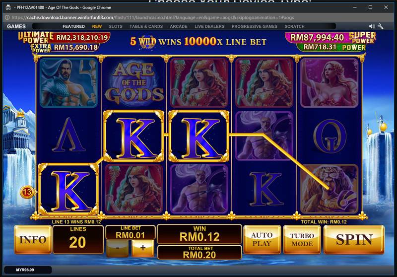 Age of the Gods Slot Game Image 5