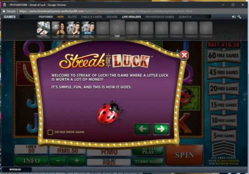 Unlock Your Fortune with Streak of Luck!