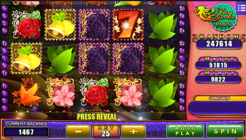 Fairy Garden Plus free spins feature