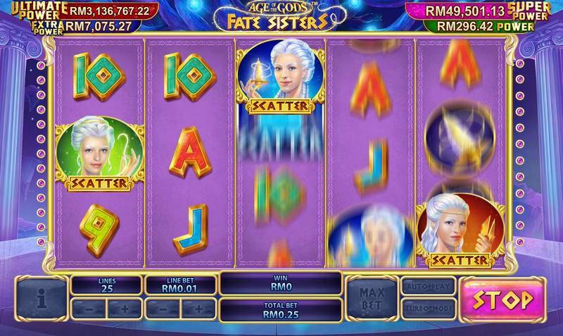 Discover the thrill of the Age of Gods slot machine game