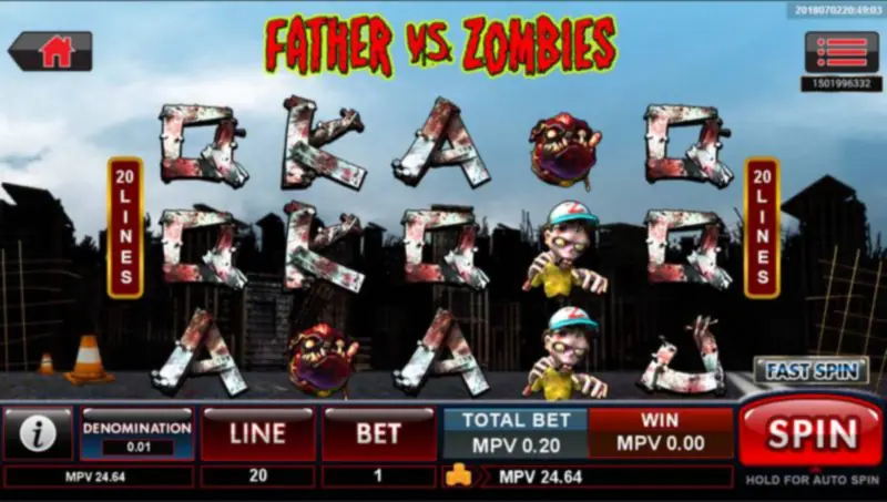 Father vs Undead: Deadly Casino Duel!