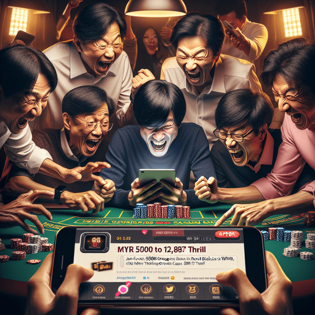 The winning moment at the Rollex Blackjack table