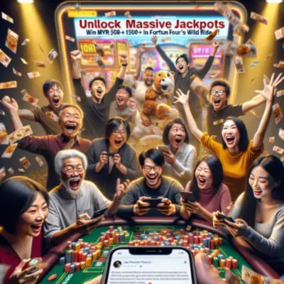 Hit the Jackpot with Fortune Four’s Wild Ride on 918kiss: Win Over MYR 500!