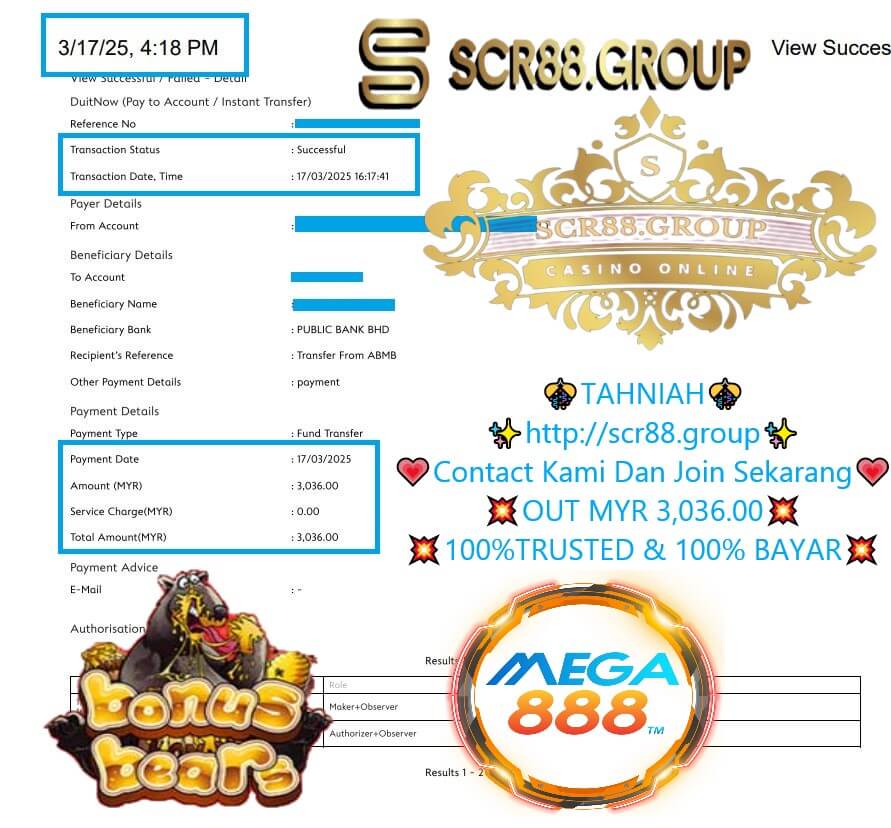 Unlocking Jackpot Treasures: The Mega888 MYR 100 Bonus Bear Success Story