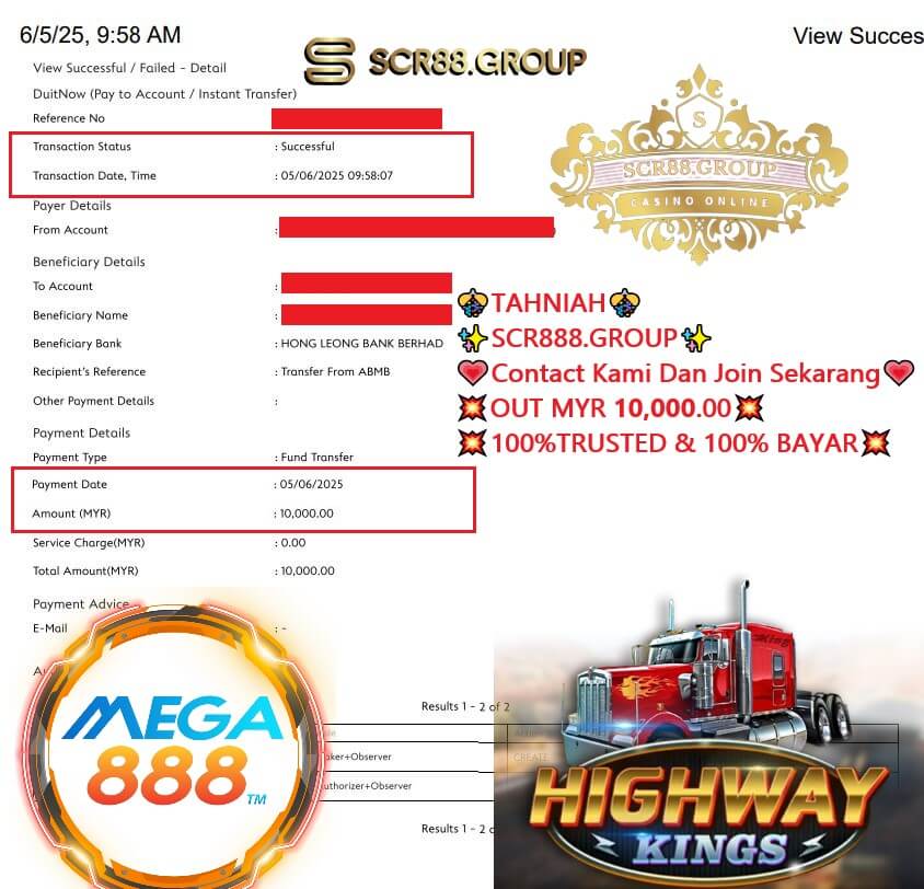 From MYR 500 to 10K: A Mega888 Highway Kings Success Story