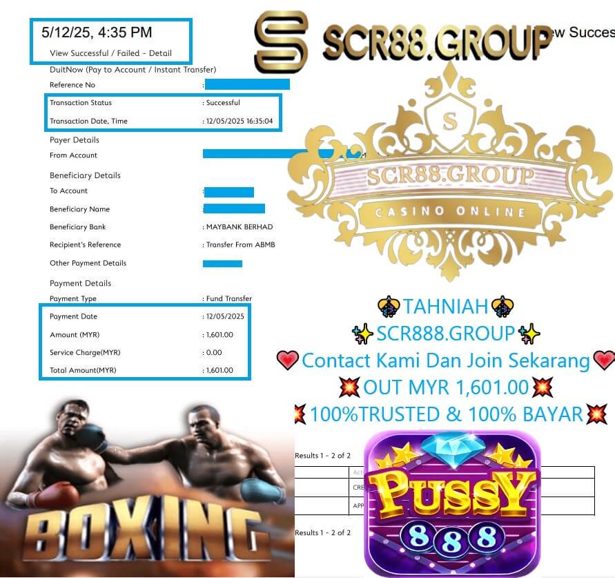 From MYR100 to MYR1,601: A Pussy888 & Pussy88 Boxing Success Story