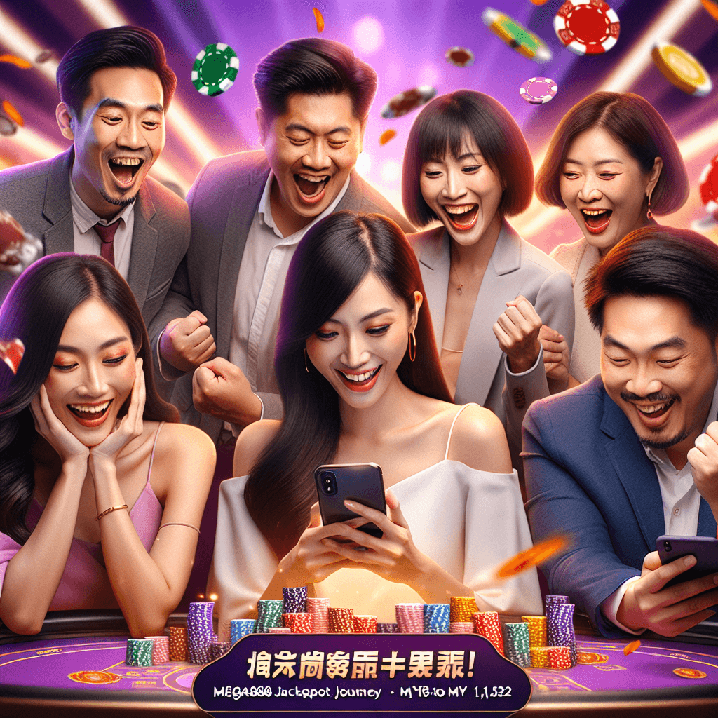Mega888 jackpot win screen showing MYR1,322