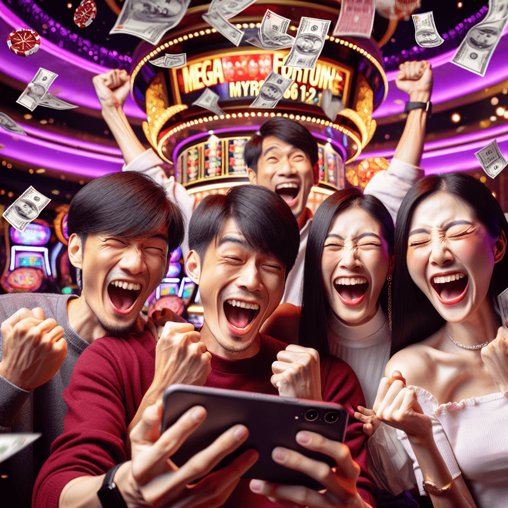 Screenshot of the jackpot win on Mega888 Lion Fortune
