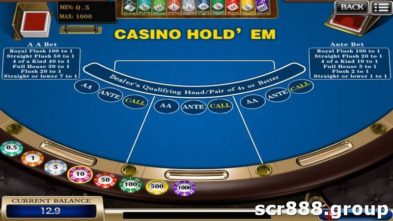 Online Casino, SCR888, Gambling, Casino War, Winning