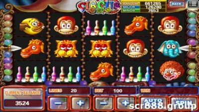 Win Big at SCR888's Circus Slot!