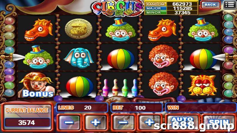 Discover the magic of SCR888's Circus Slot