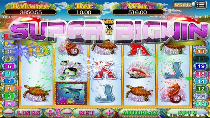 SCR888's Crystal Slot Game Interface