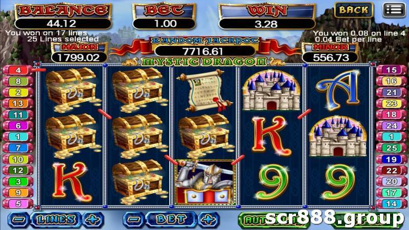 Free spin bonuses in SCR888's Dragon Slot