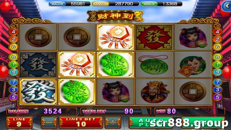 Explore bonus rounds in SCR888's God Of Wealth Slot