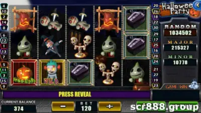 Halloween Jackpot at SCR888's 918 Kiss!