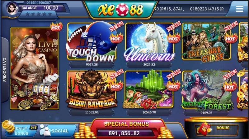 XE88, Casino, Gambling, Online Gaming, Slot Machine